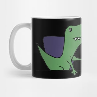 Funky Funny Cool T-rex Dinosaur Drinking Beer Mug